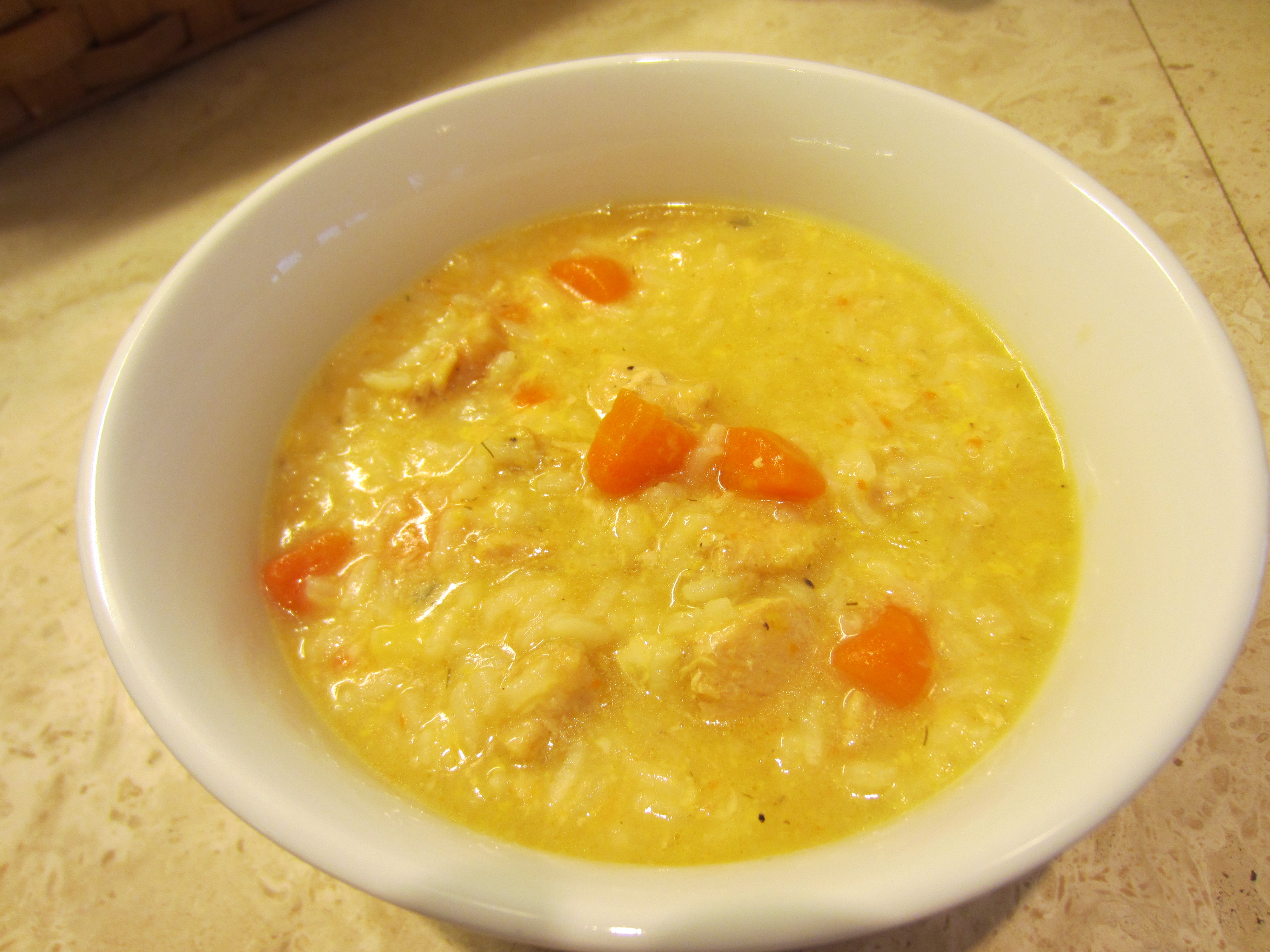 Classic Cheesy Chicken and Rice Soup